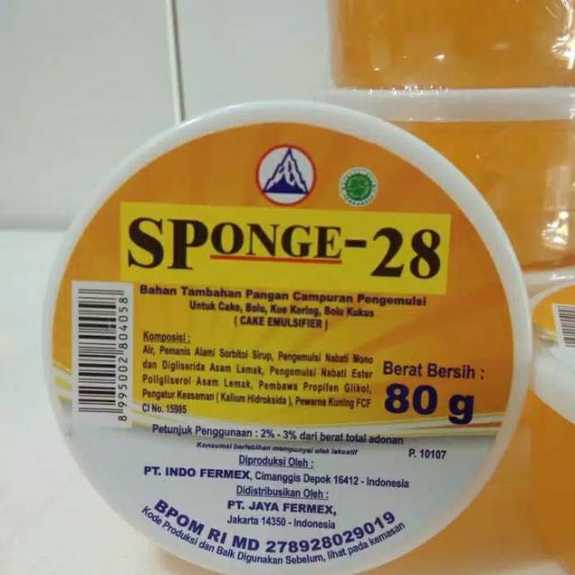 Sponge - 28  80g