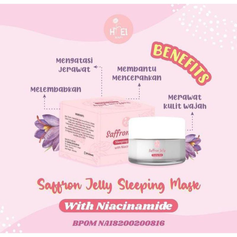 Saffron Jelly Sleeping Mask