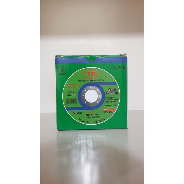 BATU GERINDA - MATA GERINDA POTONG MERK TD ISI 25 PCS