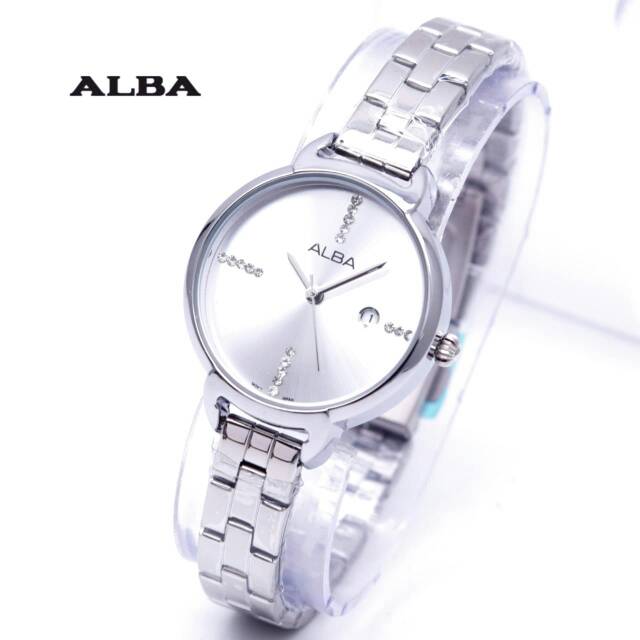 Jam Tangan Wanita Alba Tanggal Silver