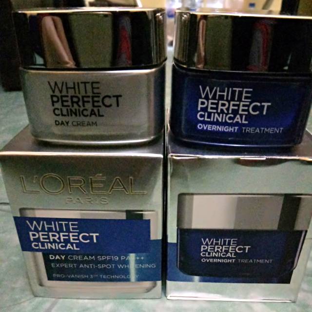 Paket Day and Night L'oreal White Perfect Clinical