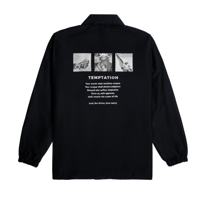 JAKET COACH PRIA WATERPROOF JAKET MOTOR ANTI AIR JAKET TASLAN PRIA - BLACK, XL(B8U2) Jaket Pria Casu