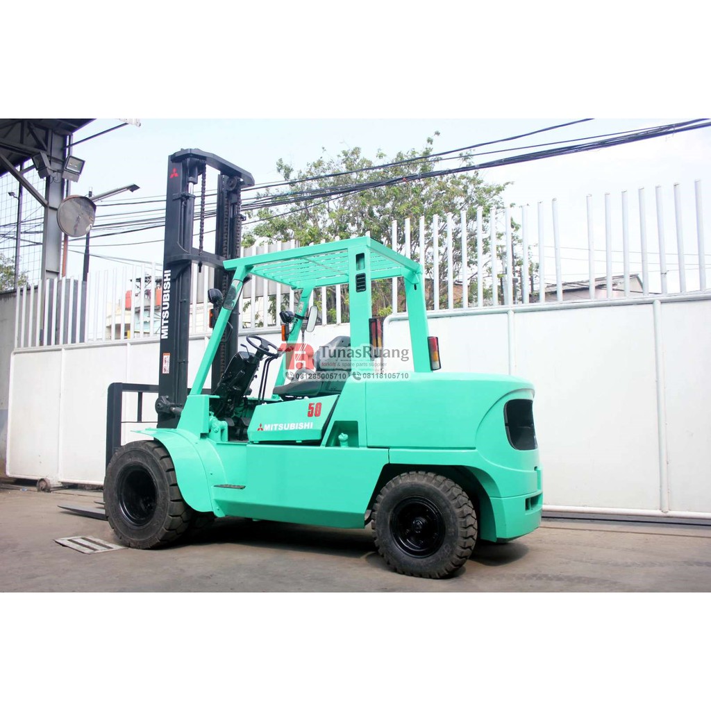 Forklift Bekas Berkualitas Mitsubishi Forklift 5 Ton 4.5 Meter