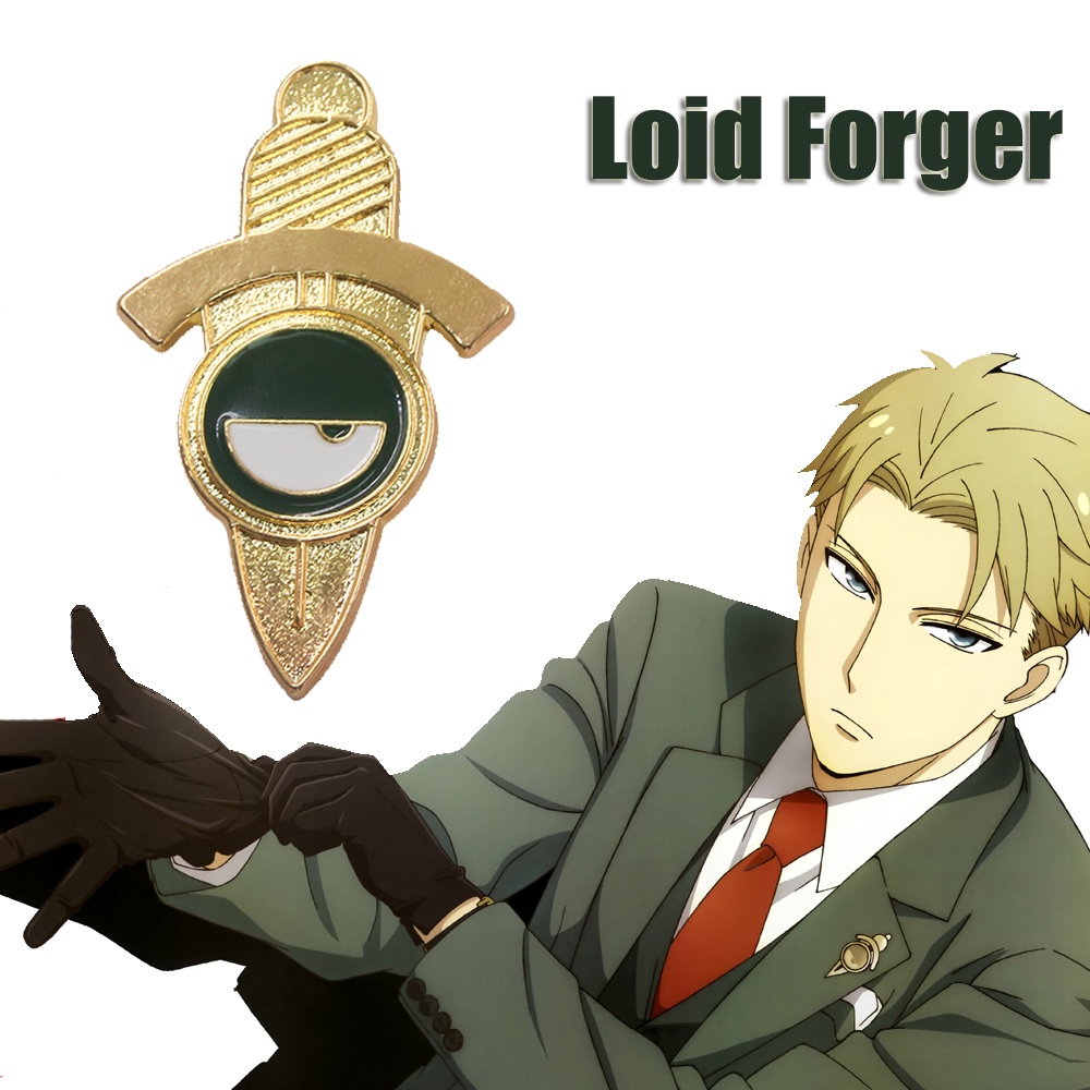 Bros Pin Enamel Desain SPY X FAMILY Loid Forger Bahan Metal Untuk Hadiah