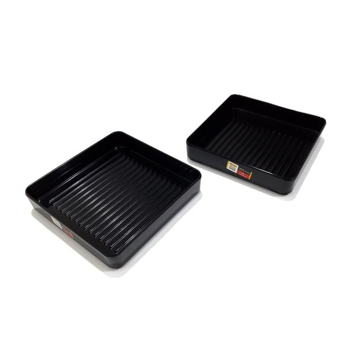 P4807 Piring Kotak Susun 6-25 inc Hitam Golden Dragon