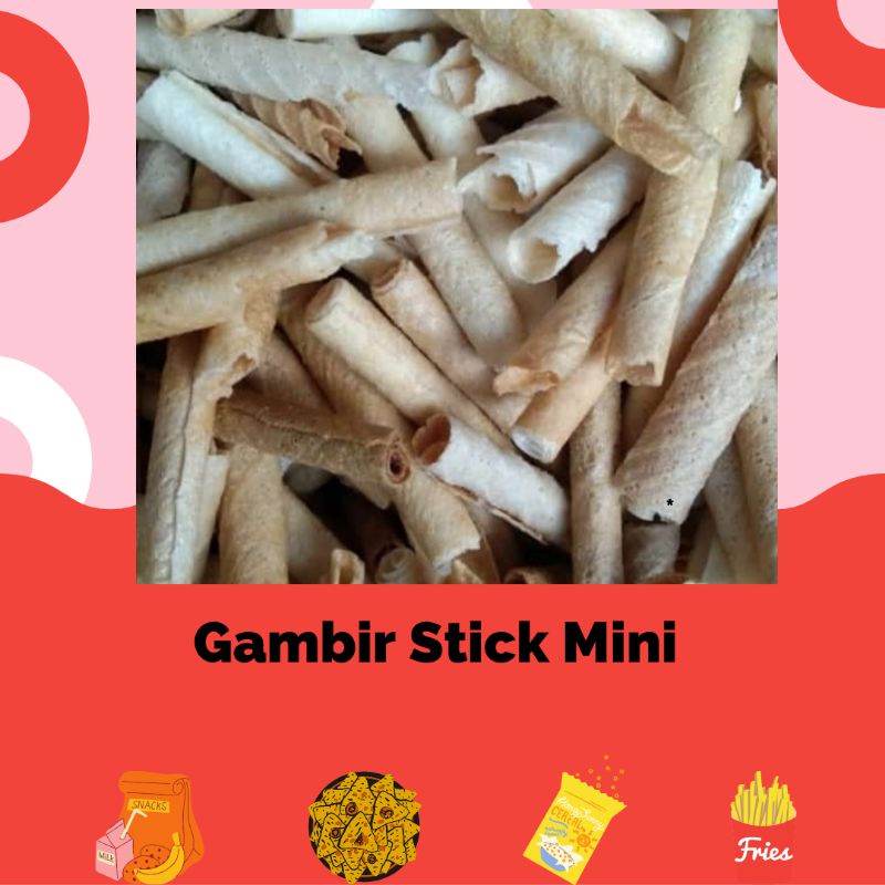 

Opak Gambir Stick Mini 250gr / Snack Kiloan / Cemilan kiloan