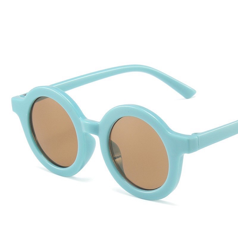 Kacamata Anak Gaya Fashion Anak Sunglasses Baby Bayi Balita  Kids Cute Anti UV Ootd Fashion Anak Laki Laki Cowok Perempuan Cewek Murah-Blue