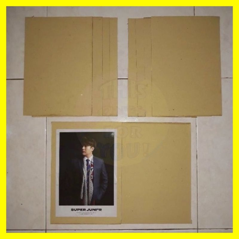 [READY] Karton Carton Yellow Board Grey Board YB Packing A4 Mini Poster SG Season’s Greetings Kpop 2