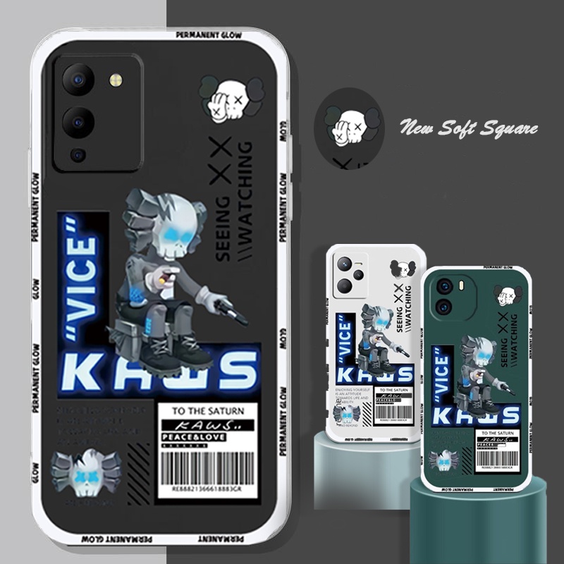 Soft Case TPU Motif Graffiti KAWS Untuk Infinix Note 12 G96 Hot 12 Play Note 11 Smart 6 Smart 5 Hot 11 Play 10 Play 9 10S Hot 10T