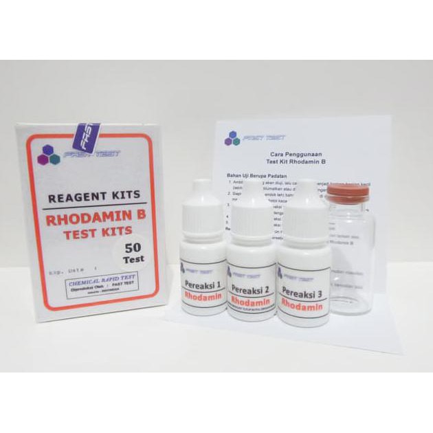 Best Seller Test Kit Rhodamine B / Testkit, Alat Uji Kandungan Rhodamin B Jakarta