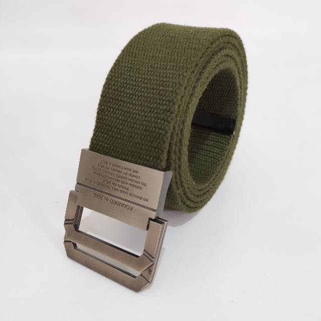 IKAT PINGGANG JUMBO KATUN SABUK TACTICAL CRAFTSMAN DOUBLE RING BUCKLE BELT