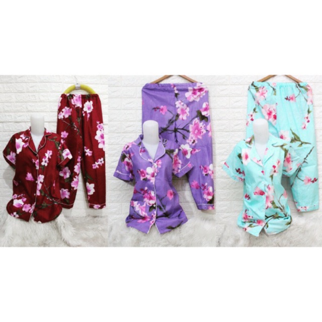 Baju Tidur Katun Jepang  / Piyama Keroppi / Piyama