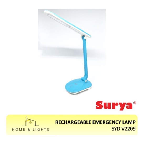 LAMPU BELAJAR EMERGENCY / LAMPU BACA / LAMPU MEJA SURYA SYD V2209