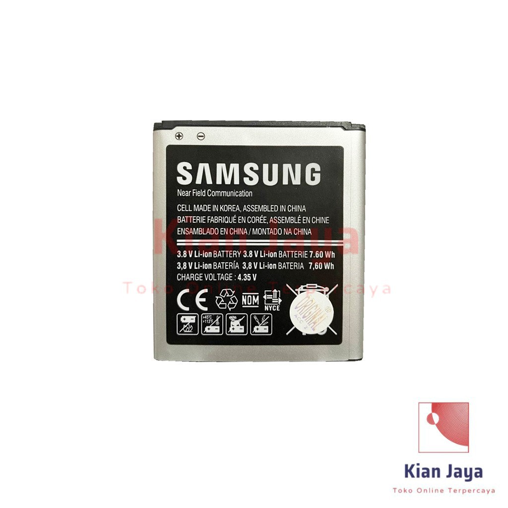 [Garansi 100% Ori] Baterai Samsung Galaxy Core 2 G355H G355 i8530 i8552 Batre Battery Hp Original