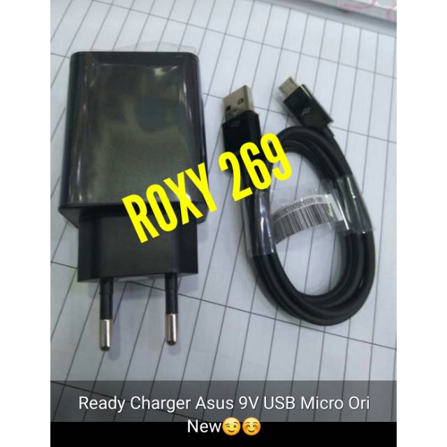 Carger Charger Asus Zenfone 9V 2A 9 Volt 2 Ampere Amper Fast Charge Charging Original Ori New
