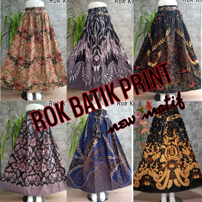 ROK BATIK PRINT MAHARANI original BATIK PEKALONGAN