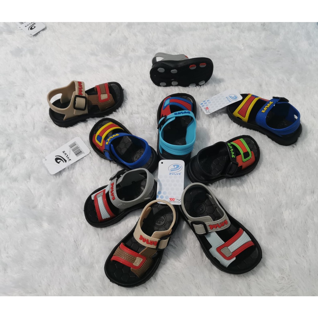 DX-388E Sandal Gunung Anak Laki Laki / Sandal Karet Anak Cowok Merek Dulux Ukuran 20-25