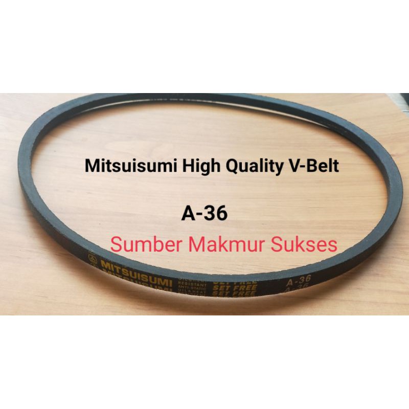 V BELT VANBELT MESIN A36 A-36 A 36 MITSUISUMI HIGH QUALITY