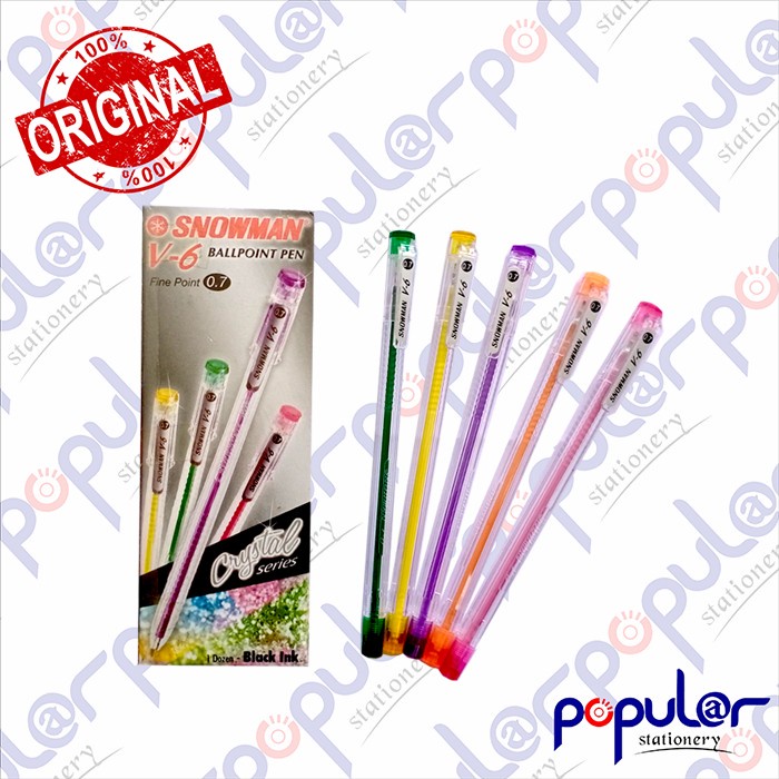 

Ballpoint / Pulpen / Pena Snowman V6