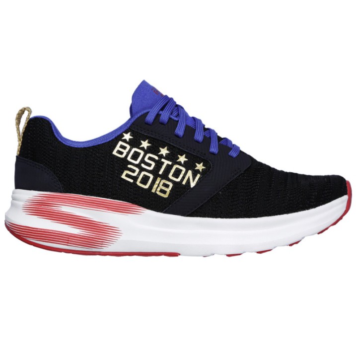 Skecher Go Run Ride 7 Boston 15039-NVY Navy Sepatu Running Wanita Original