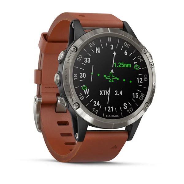 Garmin D2 Delta Sapphire with Brown Leather Band - Garansi DMI 2Th