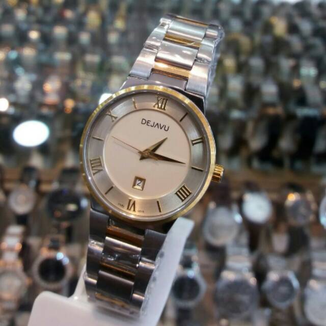 Jam Tangan Dejavu Date On Original Wanita Combinasi