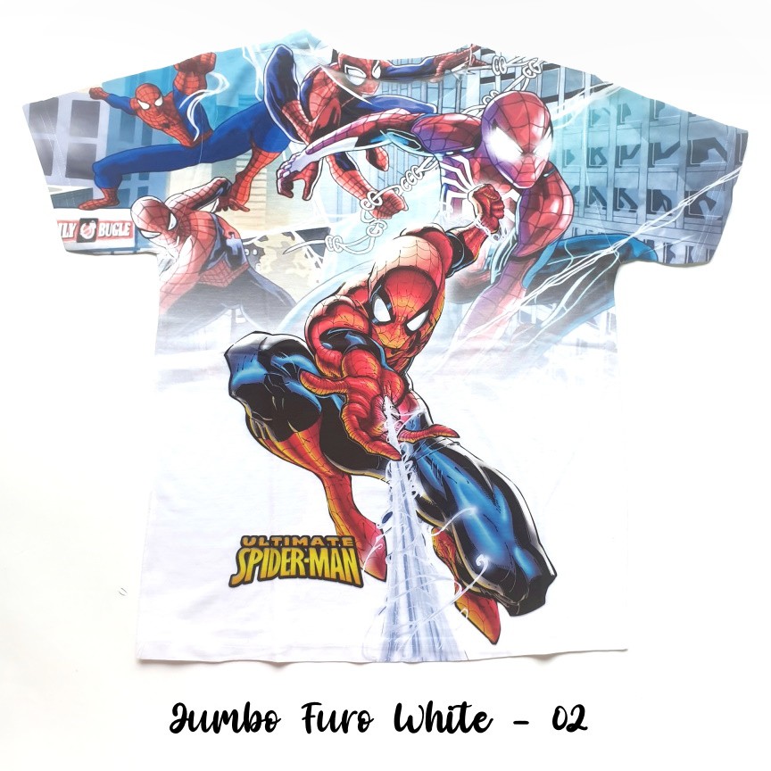 Kaos Anak Karakter Jumbo Superhero size 16 18 20