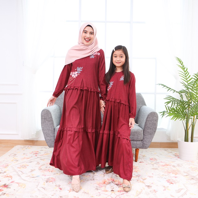 JASMINE Family Set MAROON by Hagia Indonesia