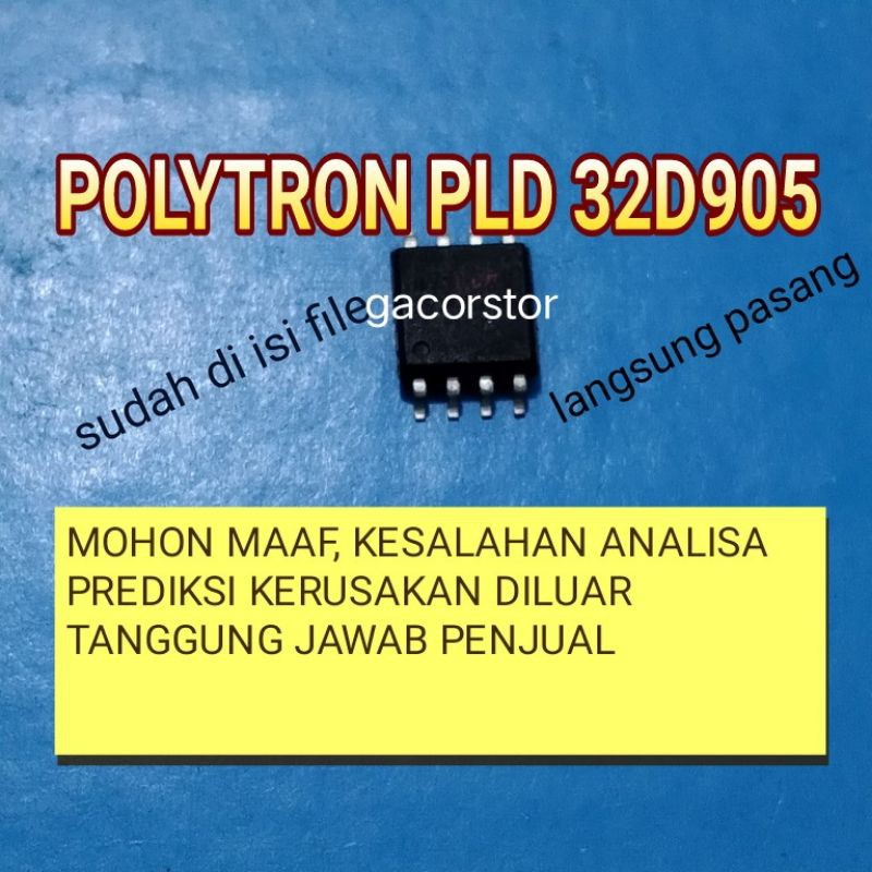 IC eprom memory tv LED Polytron PLD 32D905