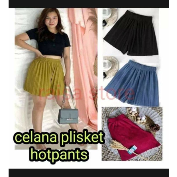 hot pants plisket wanita,celana pendek wanita| celana santai