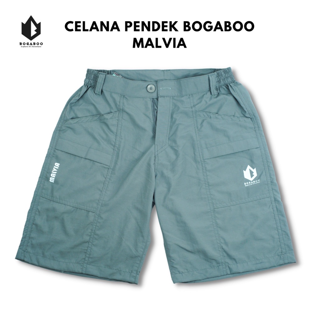 BISA COD Celana Pendek Outdoor Bogaboo Seri MALVIA Quick Dry Pria Wanita - Celana Hiking - Celana Me