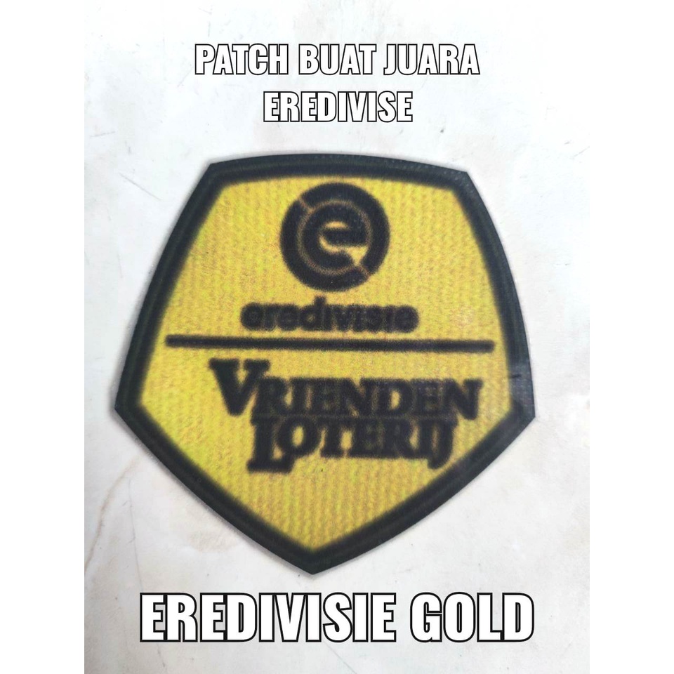 Pasang Patch Eredivisie Liga Belanda Poly Print