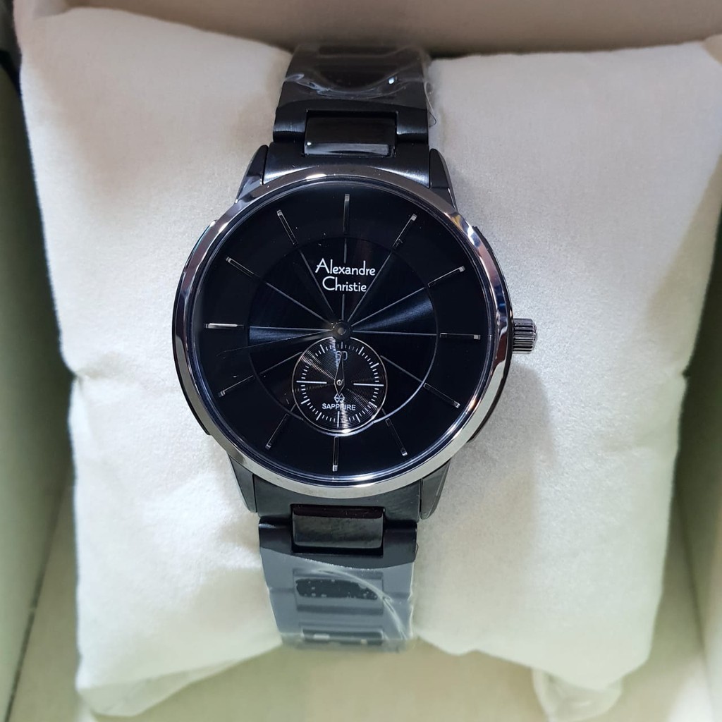 Alexandre Christie 100% Original ac8546 Jam Tangan wanita Stainless Steel