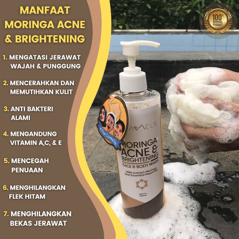 the camels moringa acne & brightening