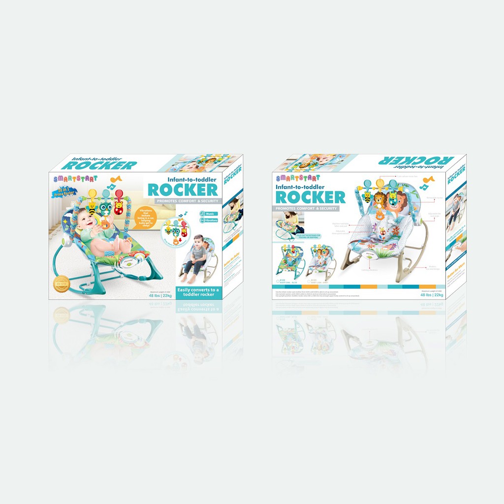 MASTELA Rocker Prime 10in1 Infant To Toddler / Bouncer / Kursi Ayun Bayi - GREY-2