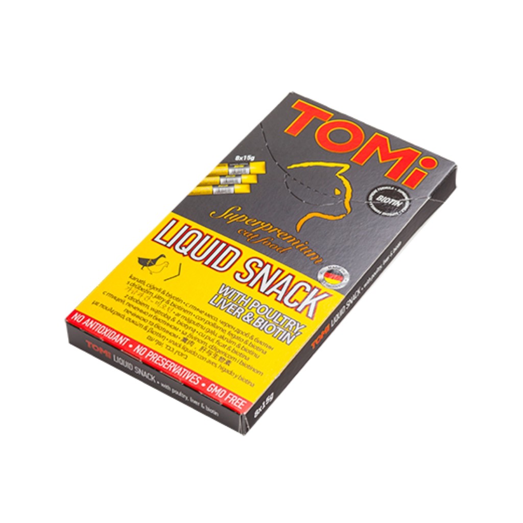 

Pet Republic Snack Kucing Liquid TOMI Cat Liquid Snack with Vitamin 8x15gram