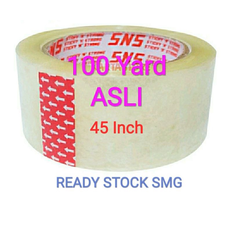 

Lakban Bening 100 Yard 45 mm kualitas Daimaru