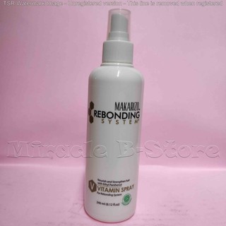  MAKARIZO  Rebonding System Vitamin  Spray  240ml Rambut  