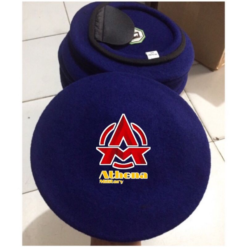 Baret biru AIRUD| Baret POL AIR | Baret camel pure wol