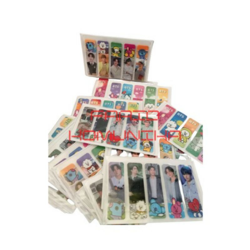 

[HUSNA COLLECTION] STIKER PEMBATAS BUKU KARAKTER ECER ISI 5 SET