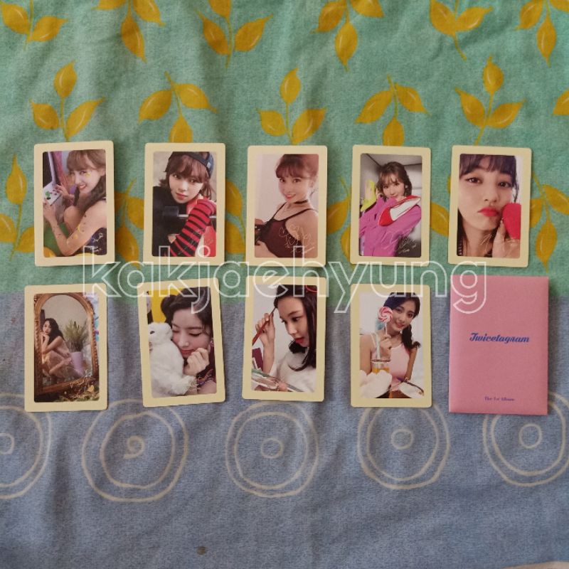PHOTOCARD TWICE POB — TWICETAGRAM