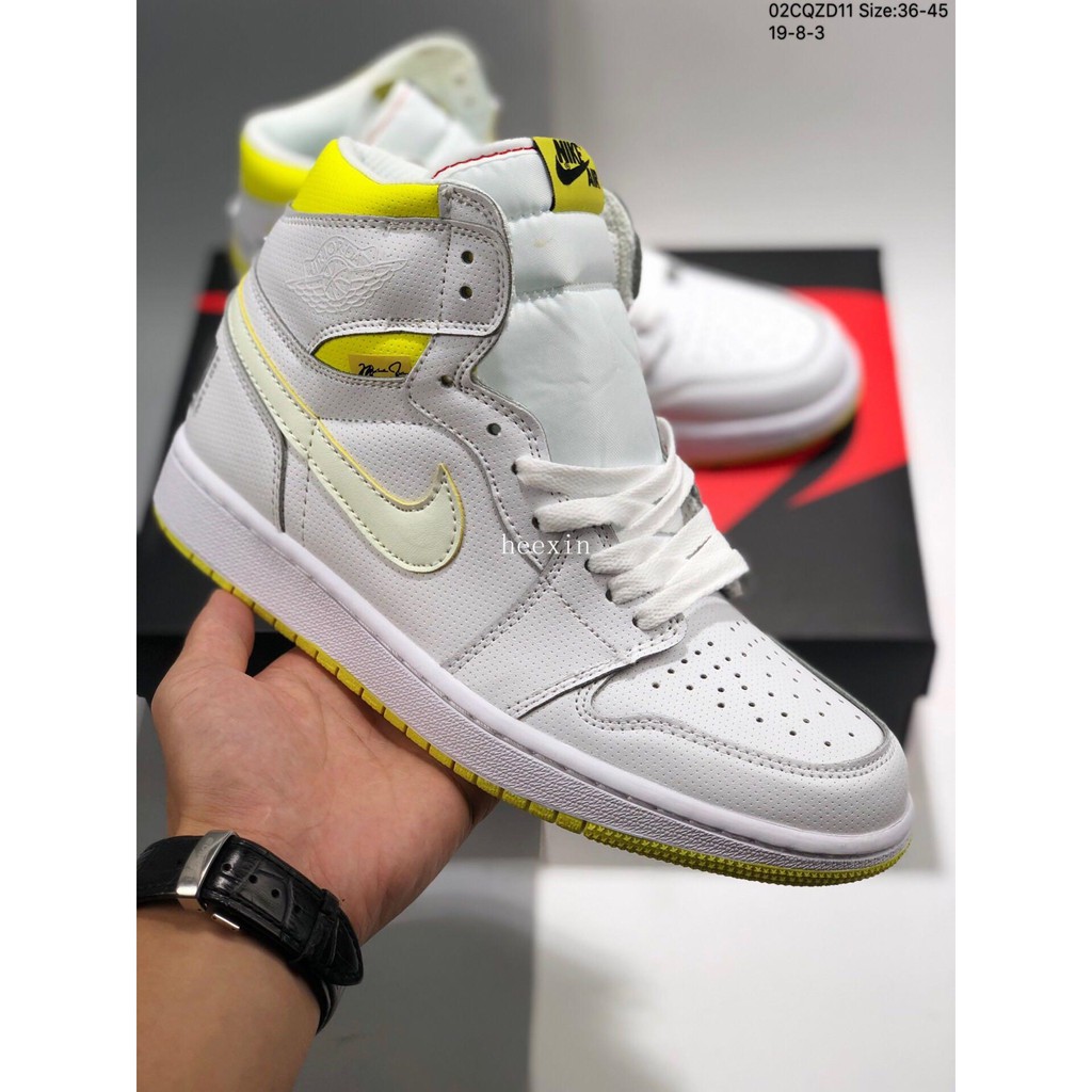 air jordan 1 yellow womens