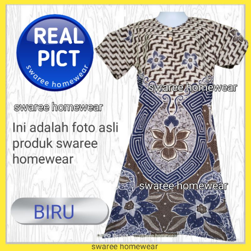 Baju Batik Wanita Daster Murah Busui Baju Wanita Batik Pekalongan Daster Rayon Modern Lengan Pendek