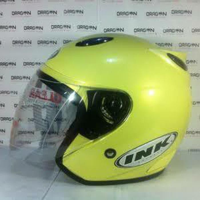 Murah Dijual berkualitas helm ink centro kuning lemon Murah