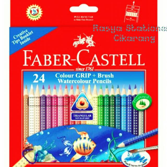 

Faber - Castell Colour Grip Water Colour Pencils 24 L