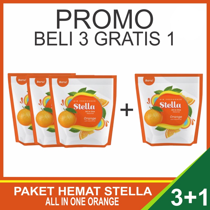 PROMO | BELI 3 GRATIS 1 Stella all in one orange