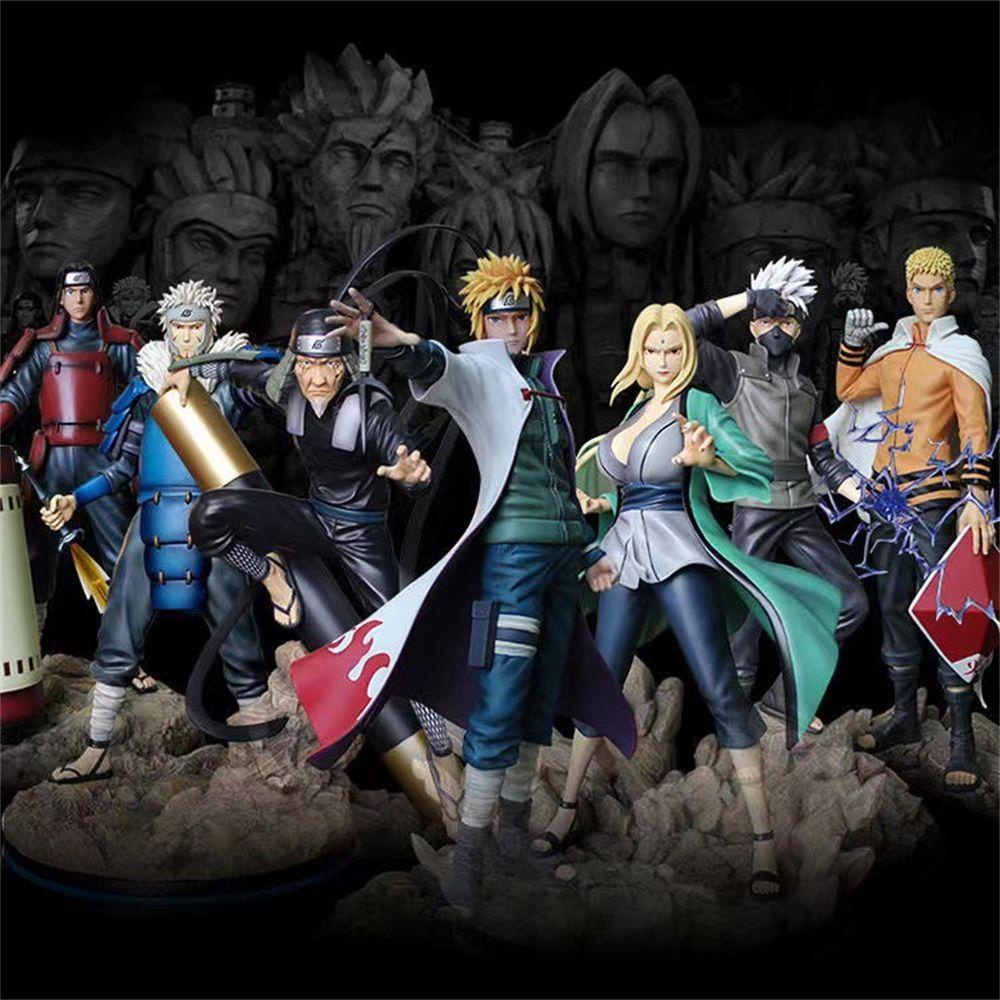 Needway   NARUTO Action Figure Anime Jepang Figure Model Sarutobi Lchizoku Action Figure Hashirama Tobirama PVC Kartun NARUTO