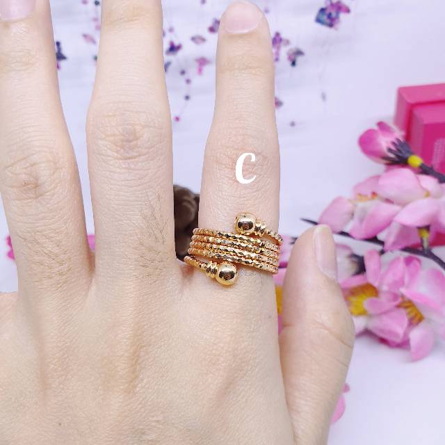 Cincin keroncong size besar xuping model ukir