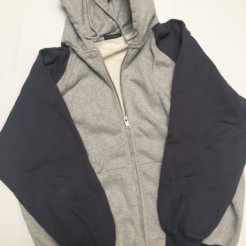 brandy melville colorblock carla hoodie jacket