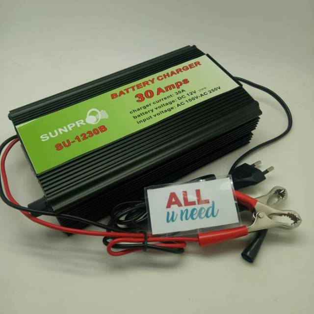 Battery Charger SU-1230 - Cas Aki Sunpro SU 1230B Casan Aki